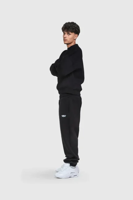 45Keys Basic Cuffed Jogger Black (17)