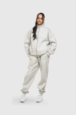 45Keys Basic Cuffed Jogger Grey Melange (12)