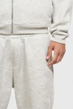 45Keys Basic Cuffed Jogger Grey Melange (14)
