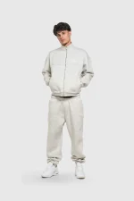 45Keys Basic Cuffed Jogger Grey Melange (16)