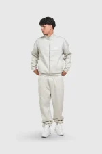 45Keys Basic Cuffed Jogger Grey Melange (17)