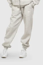 45Keys Basic Cuffed Jogger Grey Melange (2)