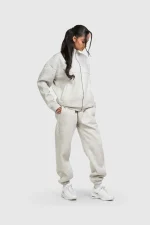 45Keys Basic Cuffed Jogger Grey Melange (8)