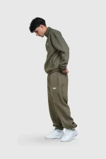 45Keys Basic Cuffed Jogger Olive (16)