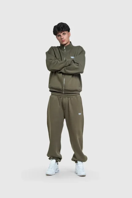 45Keys Basic Cuffed Jogger Olive (17)