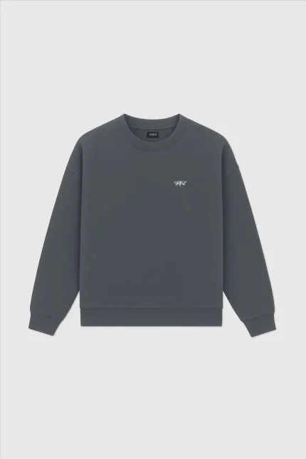 45Keys Basic Sweater Anthrazit (1)