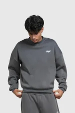 45Keys Basic Sweater Anthrazit (14)