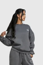 45Keys Basic Sweater Anthrazit (3)