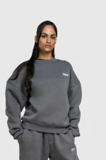 45Keys Basic Sweater Anthrazit (4)