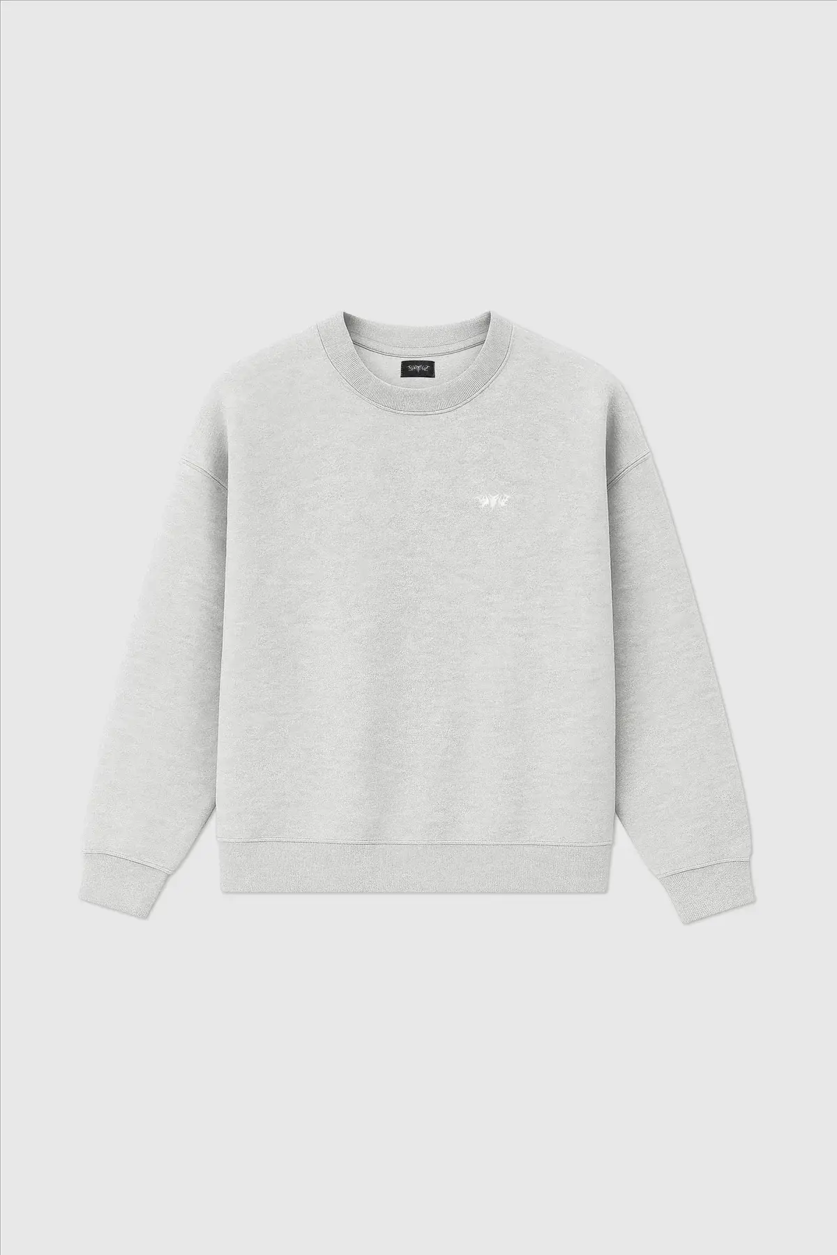 45Keys Basic Sweater Grey Melange (1) 45Keys Basic Sweater Grey Melange (1)