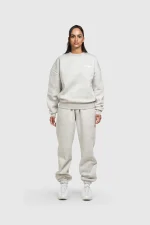 45Keys Basic Sweater Grey Melange (12)