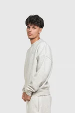 45Keys Basic Sweater Grey Melange (14)