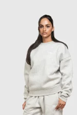 45Keys Basic Sweater Grey Melange (4)