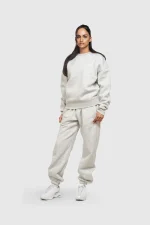 45Keys Basic Sweater Grey Melange (9)