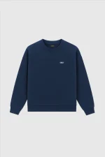45Keys Basic Sweater Navy (1)