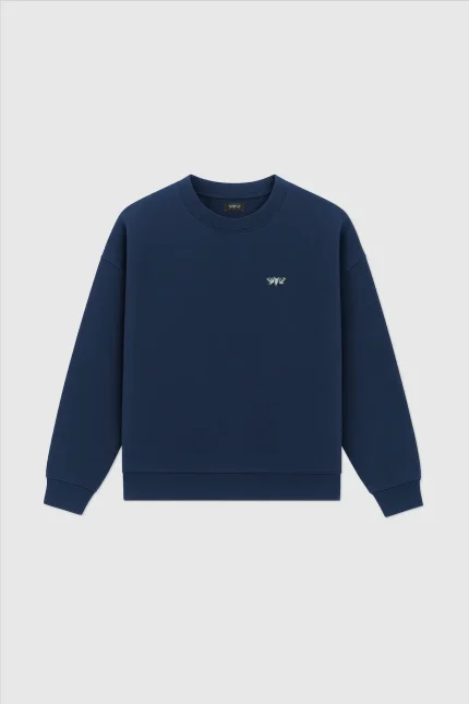 45Keys Basic Sweater Navy (1)