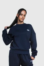 45Keys Basic Sweater Navy (3)