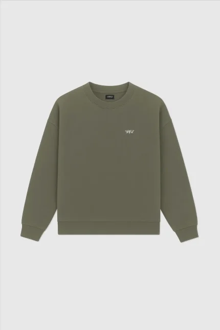 45Keys Basic Sweater Olive (1)