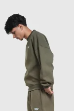 45Keys Basic Sweater Olive (15)