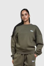 45Keys Basic Sweater Olive (2)