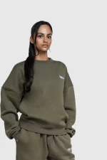 45Keys Basic Sweater Olive (4)