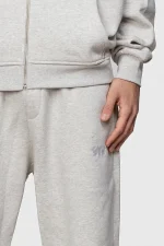 45Keys Basic Sweatpants Grey Melange (14)