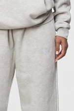45Keys Basic Sweatpants Grey Melange (6)
