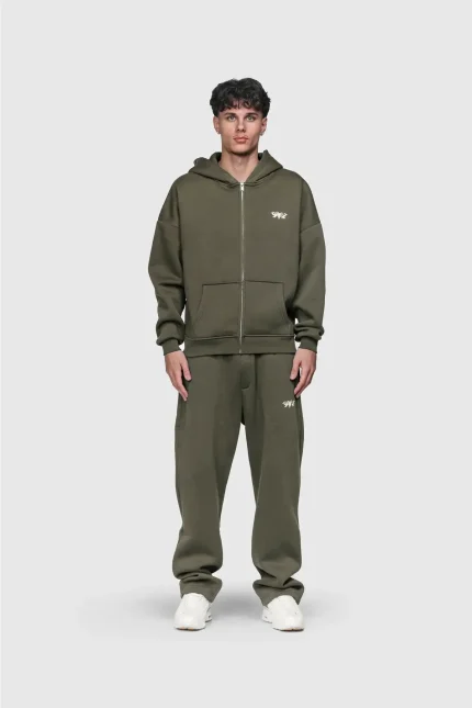 45Keys Basic Sweatpants Olive (15)