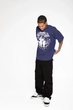 45Keys Fortyfive Logo Shirt Navy (7)