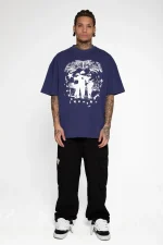 45Keys Fortyfive Logo Shirt Navy (8)