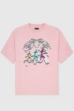 45Keys Fortyfive Logo Shirt Pink (1)
