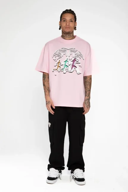 45Keys Fortyfive Logo Shirt Pink (6)