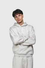 45keys Basic Hoodie Grey Melange (12)