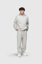 45keys Basic Hoodie Grey Melange (19)