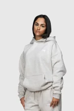 45keys Basic Hoodie Grey Melange (2)
