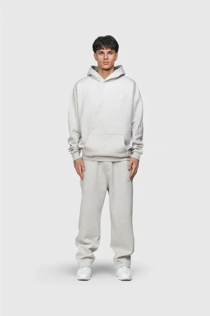 45keys Basic Hoodie Grey Melange (21)
