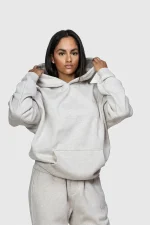 45keys Basic Hoodie Grey Melange (3)