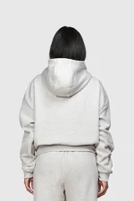 45keys Basic Hoodie Grey Melange (5)