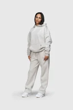 45keys Basic Hoodie Grey Melange (9)