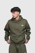 45keys Basic Hoodie Olive (11)
