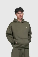 45keys Basic Hoodie Olive (12)