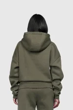 45keys Basic Hoodie Olive (4)