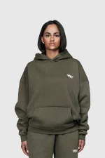 45keys Basic Hoodie Olive (6)