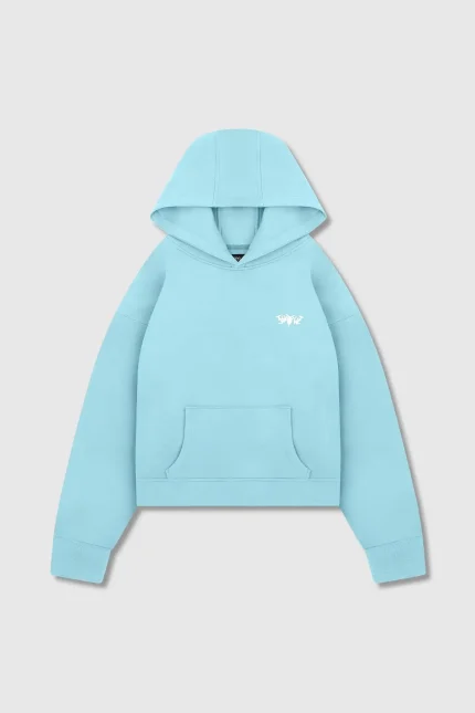45keys Basic Hoodie Turquoise (1)