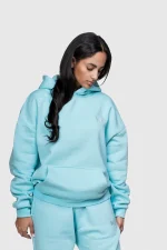 45keys Basic Hoodie Turquoise (10)