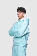 45keys Basic Hoodie Turquoise (2)