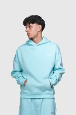 45keys Basic Hoodie Turquoise (3)