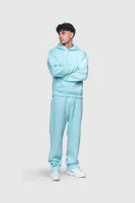 45keys Basic Hoodie Turquoise (6)