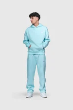 45keys Basic Hoodie Turquoise (7)