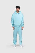 45keys Basic Hoodie Turquoise (9)